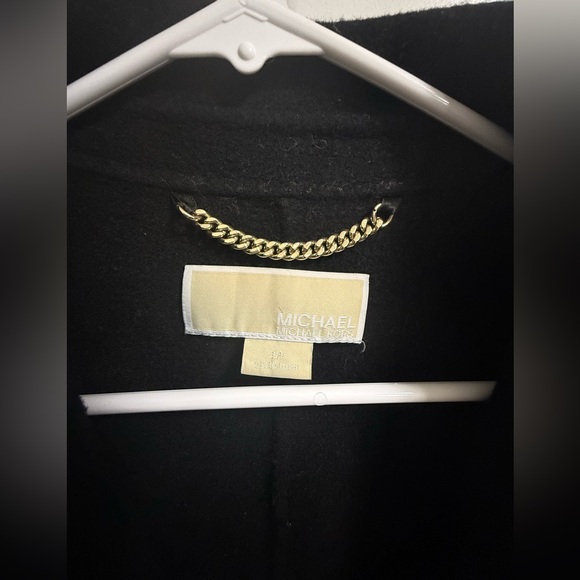 MICHAEL Michael Kors Black Trench Coat - Picture 2 of 4